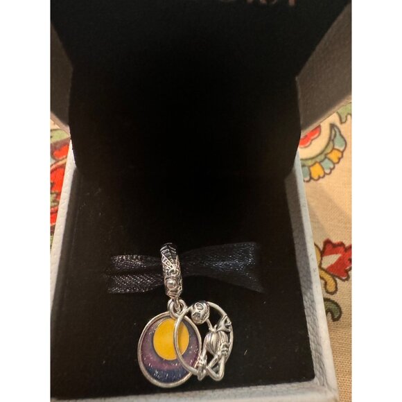 Authentic Disney Nightmare Before Christmas Pandora S925 ALE Dangle Charm 799148 - Picture 1 of 9